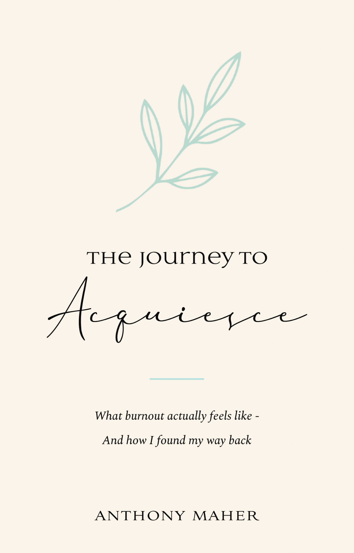 The Journey to Acquiesce — book cover
